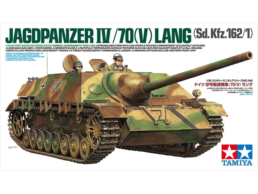 Zdjęcie dodatkowe produktu German Jagdpanzer IV /70(V) Lang 1:35 Tamiya 35340