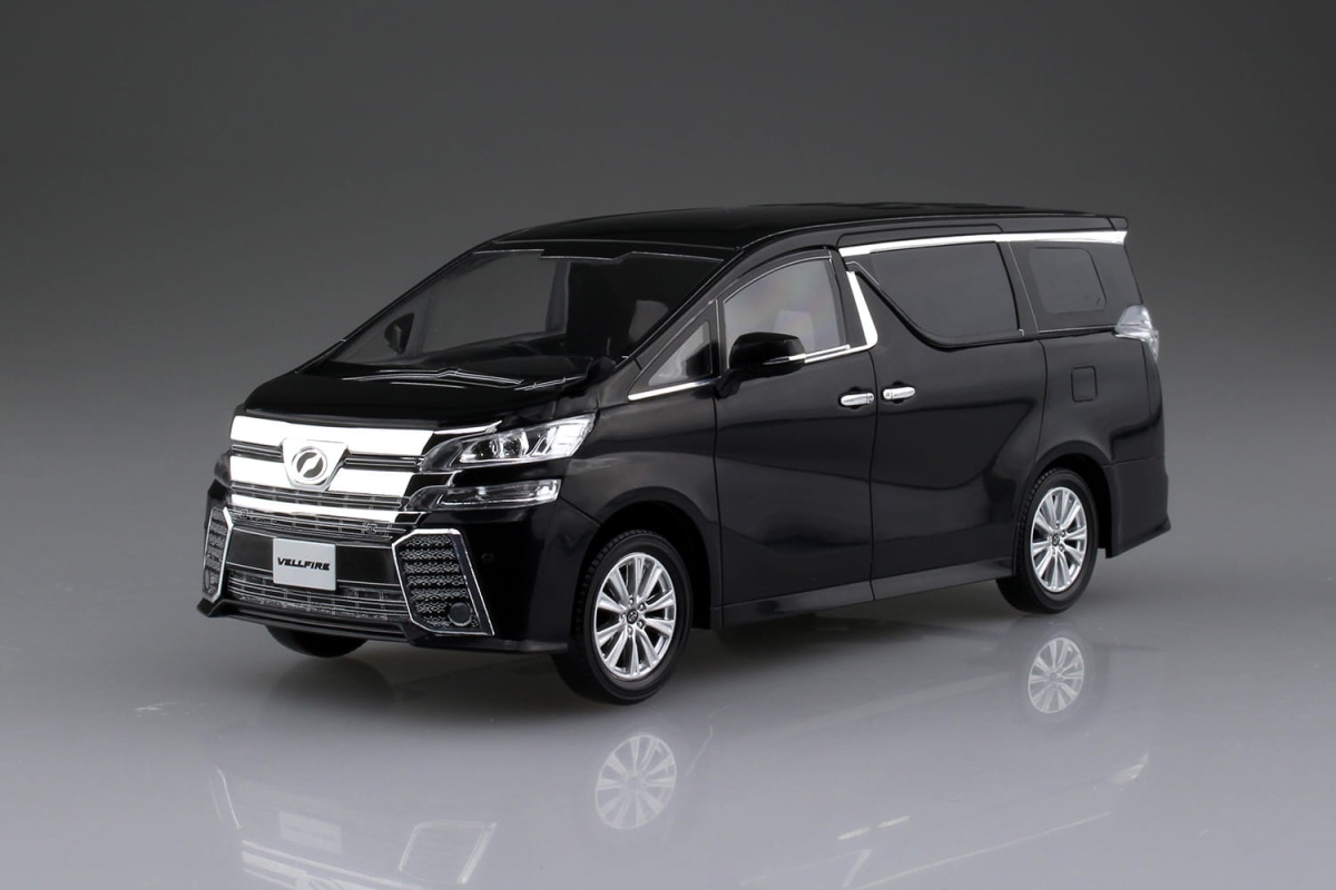 Zdjęcie dodatkowe produktu Toyota Vellfire (Black) SNAP KIT 1:32 Aoshima 056318
