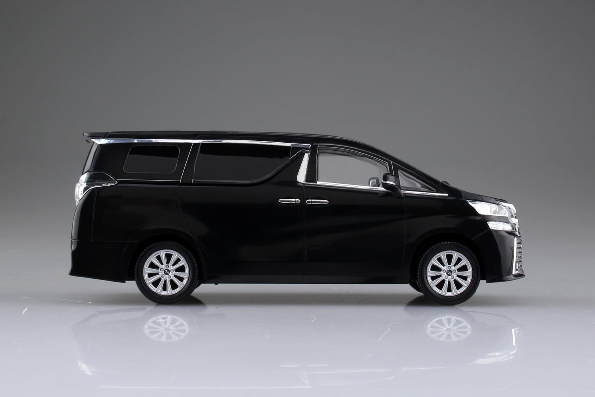 Zdjęcie dodatkowe produktu Toyota Vellfire (Black) SNAP KIT 1:32 Aoshima 056318