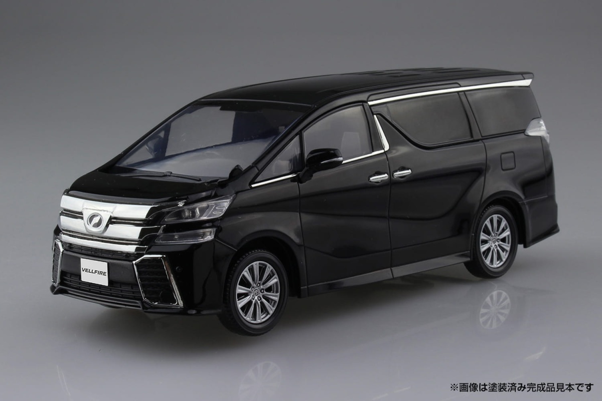 Zdjęcie dodatkowe produktu Toyota Vellfire (Black) SNAP KIT 1:32 Aoshima 056318