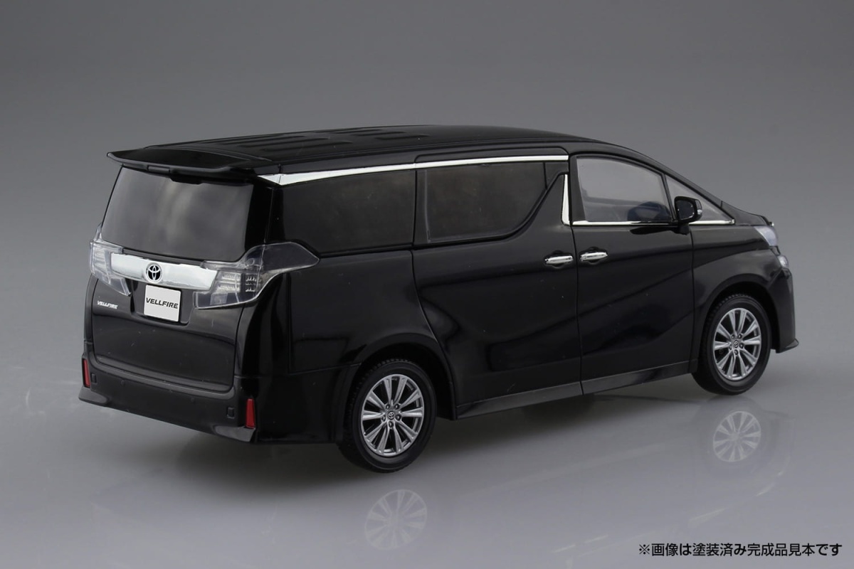 Zdjęcie dodatkowe produktu Toyota Vellfire (Black) SNAP KIT 1:32 Aoshima 056318