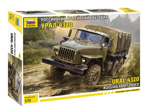 URAL-4320 Russian Army Truck 1:72 Zvezda 5050