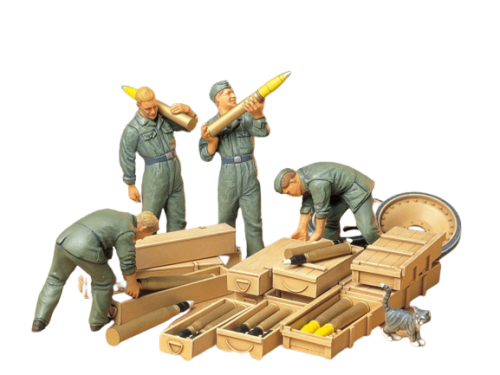 German Tank Ammo-Loading Crew 1:35 Tamiya 35188