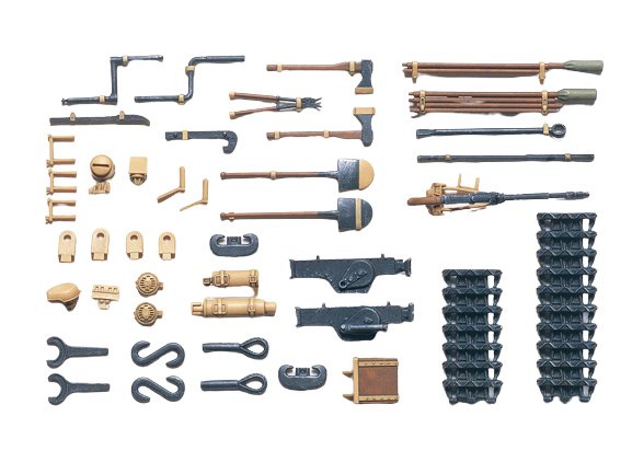 Zdjęcie główne produktu Pz.Kpfw.IV On-Vehicle Equipment Set 1:35 Tamiya 35185