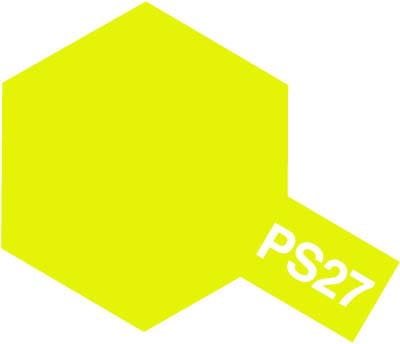 Tamiya 86027 PS-27 Fluorescent Yellow 100ml spray PS27