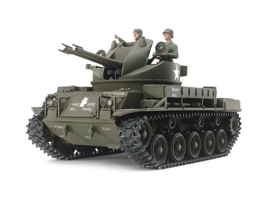 Zdjęcie główne produktu US Self-Propelled A.A. Gun M42 Duster (w/3 Figures) 1:35 Tamiya 35161