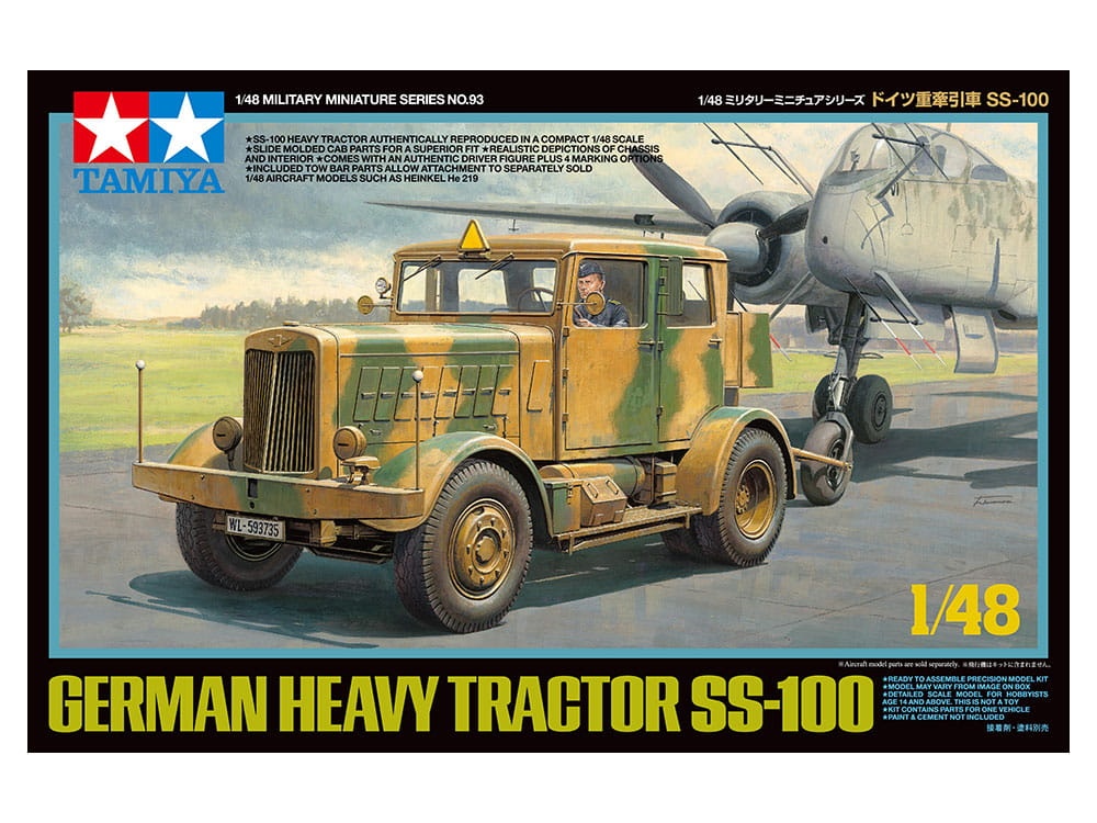 Zdjęcie dodatkowe produktu German Heavy Tractor SS-100 1:48 Tamiya 32593