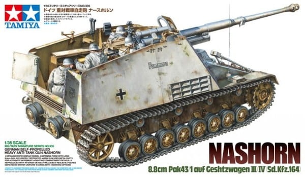 Zdjęcie dodatkowe produktu German Self-Propelled Heavy Anti-Tank Gun Nashorn 1:35 Tamiya 35335