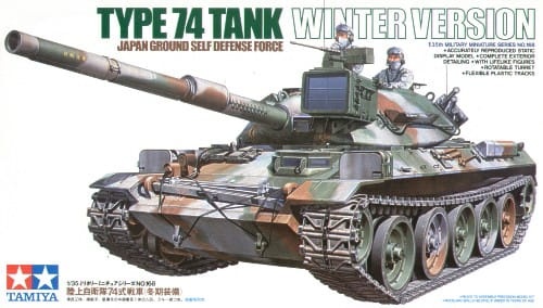 Zdjęcie dodatkowe produktu JGSDF Type 74 Tank Winter Version 1:35 Tamiya 35168