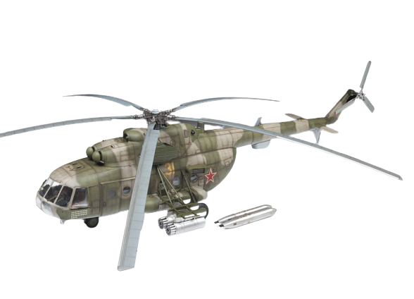 Zdjęcie główne produktu Mi-8MT Soviet Multipurpose Helicopter 1:48 Zvezda 4828