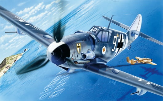 Zdjęcie główne produktu Messerschmitt BF-109 G-6 1:72 Italeri 0063