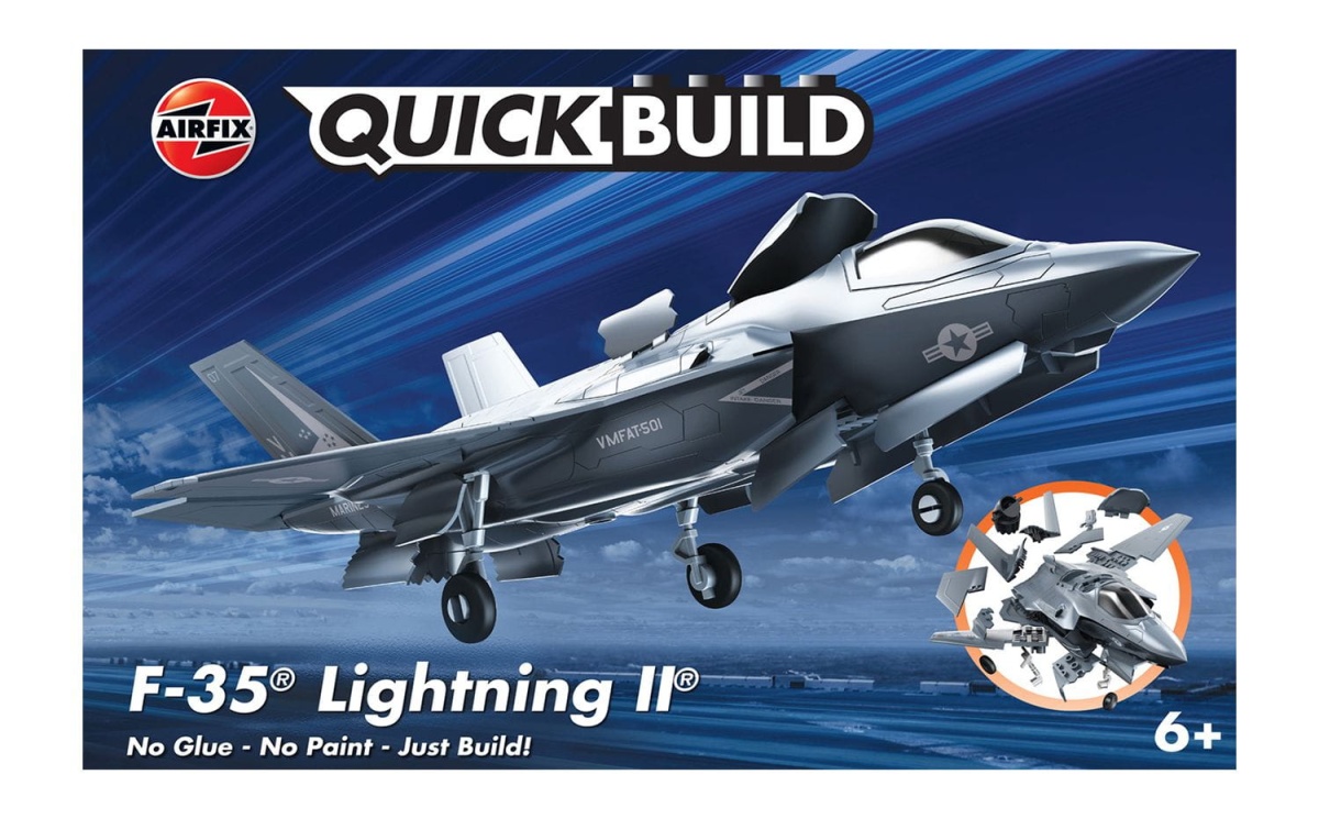 Zdjęcie główne produktu F-35B Lightning II QUICKBUILD Airfix J6040 (klocki)