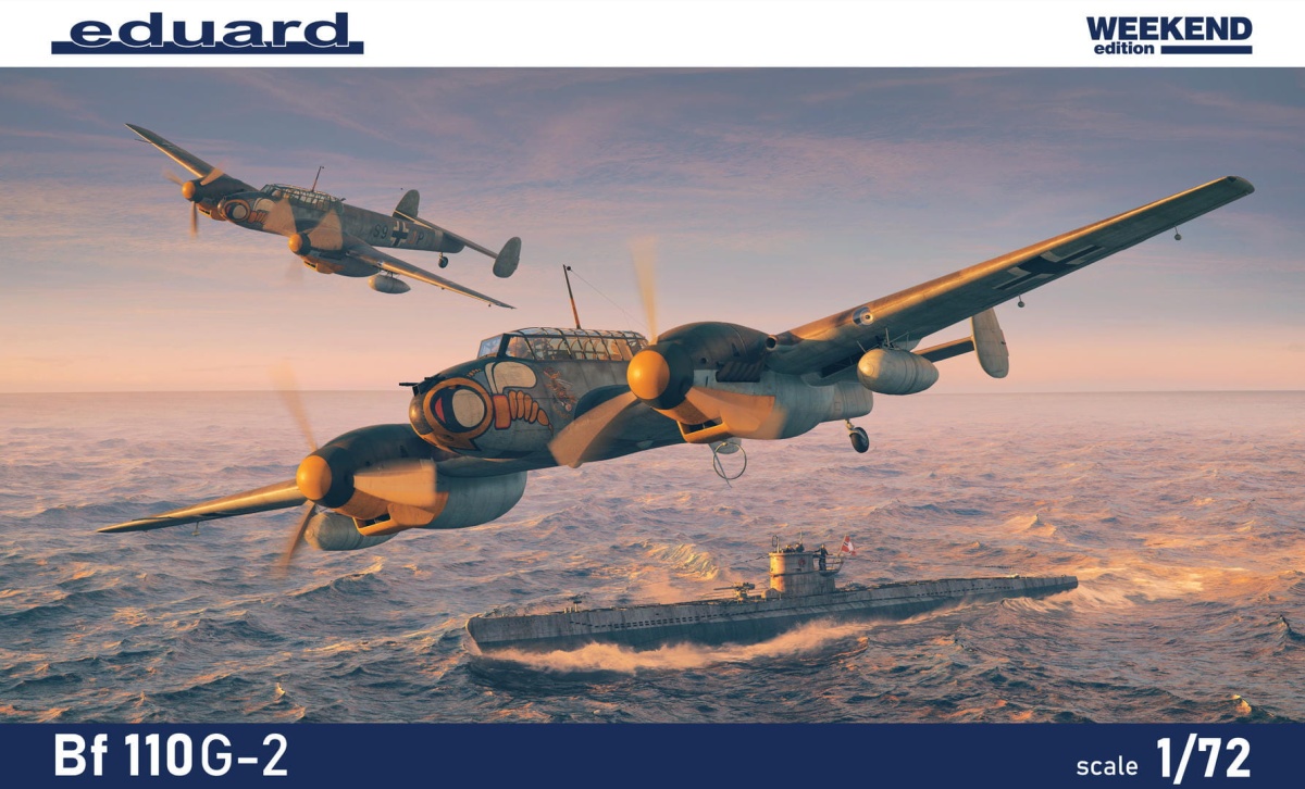 Zdjęcie dodatkowe produktu Messerschmitt Bf 110G-2 1:72 Eduard Weekend 7468