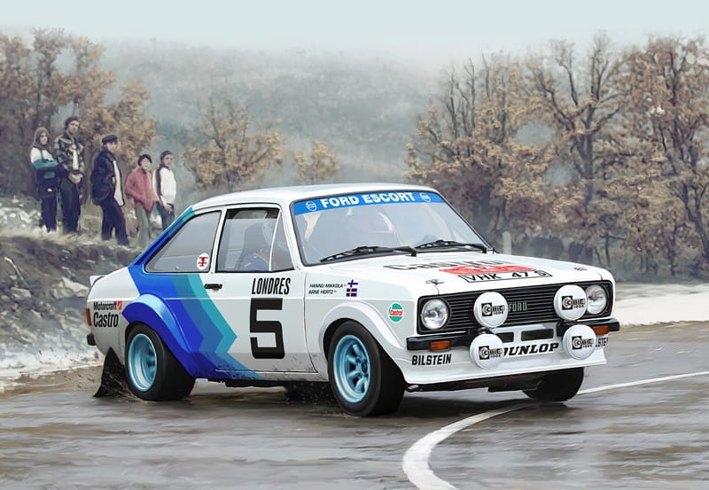 Zdjęcie dodatkowe produktu Ford Escort RS1800 Mk.II 1:24 Italeri 3655