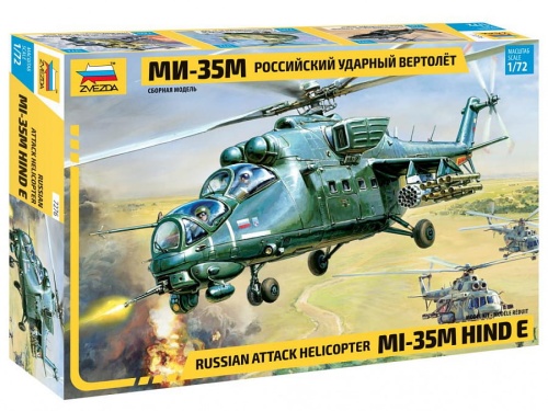 Mi-35M Hind E Russian Attack Helicopter 1:72 Zvezda 7276
