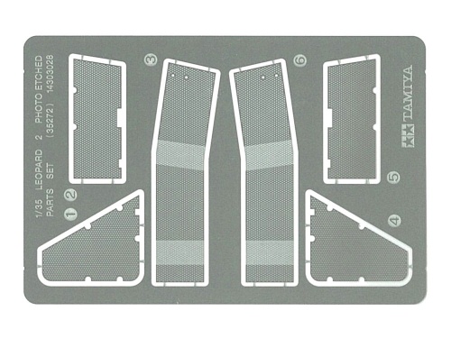 Leopard 2 A5/A6 Photo-Etched Parts Set 1:35 Tamiya 35272