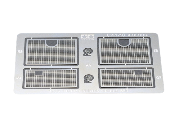 Zdjęcie główne produktu Tiger I Series Photo-Etched Grille Set 1:35 Tamiya 35179