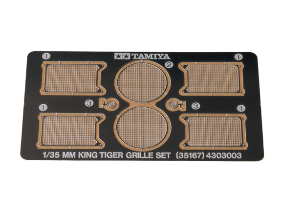 Zdjęcie główne produktu King Tiger Photo-Etched Grille Set 1:35 Tamiya 35167