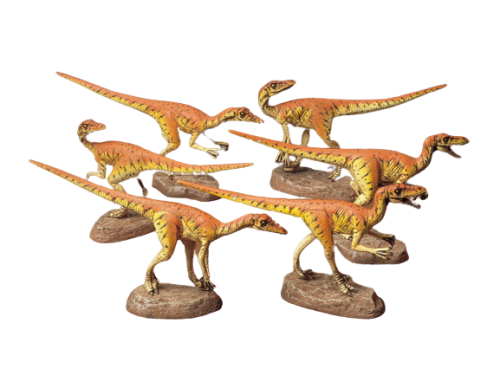 Welociraptor (6szt.) Velociraptors 1:35 Tamiya 60105