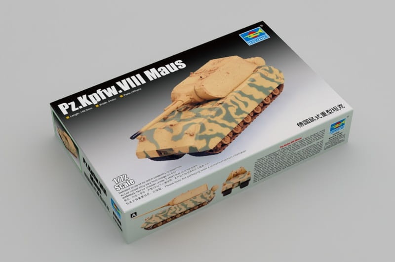 Zdjęcie dodatkowe produktu Pz.Kpfw.VIII Maus 1:72 Trumpeter 07446