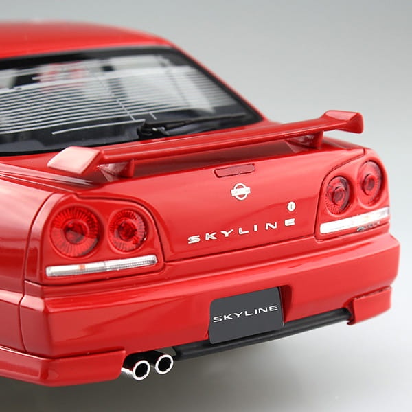 Zdjęcie dodatkowe produktu Nissan Skyline ER34 25GT-X Turbo '98 1:24 Aoshima 057506