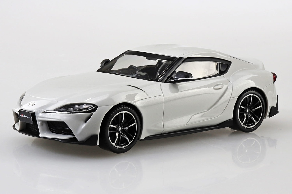Zdjęcie dodatkowe produktu Toyota Supra MK5 GR (Metallic White) SNAP KIT 1:32 Aoshima 058862