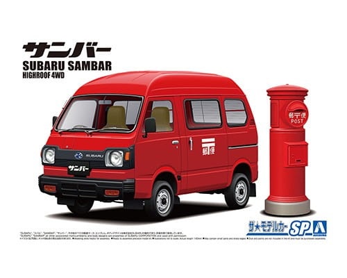 Zdjęcie główne produktu Subaru Sambar TT1 High-Roof 4WD '80 1:24 Aoshima 059982