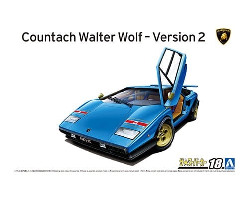 Lamborghini Countach WOLF Ver.2 '76 1:24 Aoshima 063835