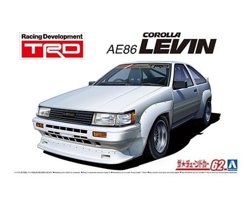 Toyota AE86 Levin TRD (Corolla) '83 1:24 Aoshima 057988