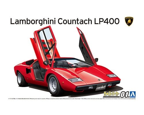 Lamborghini Countach LP400 '74 1:24 Aoshima 058046