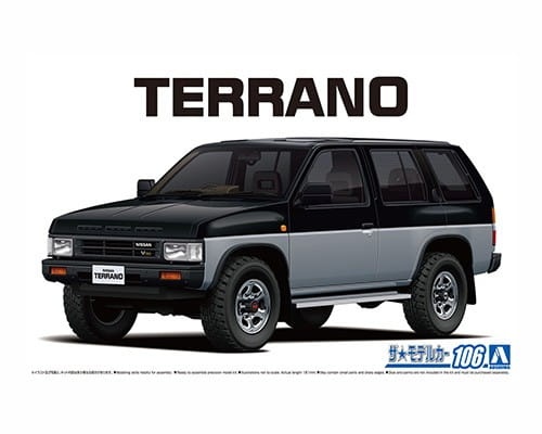 Zdjęcie główne produktu Nissan Terrano V6 D21 '91 1:24 Aoshima 057087