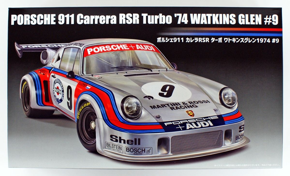 Zdjęcie główne produktu Porsche 911 Carrera RSR Turbo Watkins Glen '74 #9 1:24 Fujimi 126494