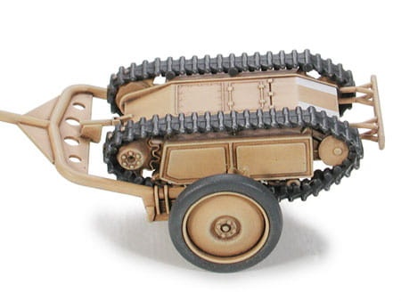 Zdjęcie dodatkowe produktu Kettenkraftrad w/Infantry Cart & Goliath Demolition Vehicle 1:48 Tamiya 32502