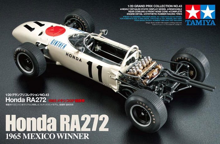 Zdjęcie dodatkowe produktu Honda RA272 1965 Mexico Winner 1:20 Tamiya 20043