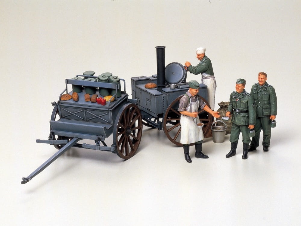 Zdjęcie dodatkowe produktu German Field Kitchen Scenery 1:35 Tamiya 35247