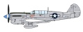 Zdjęcie dodatkowe produktu P-40N Warhawk (Natural Metal Aces) 1:48 Hasegawa 07516