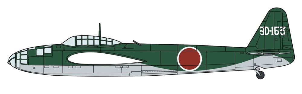 Zdjęcie dodatkowe produktu Kugisho P1Y1-S Ginga (Frances) Type 11 1:72 Hasegawa 02413