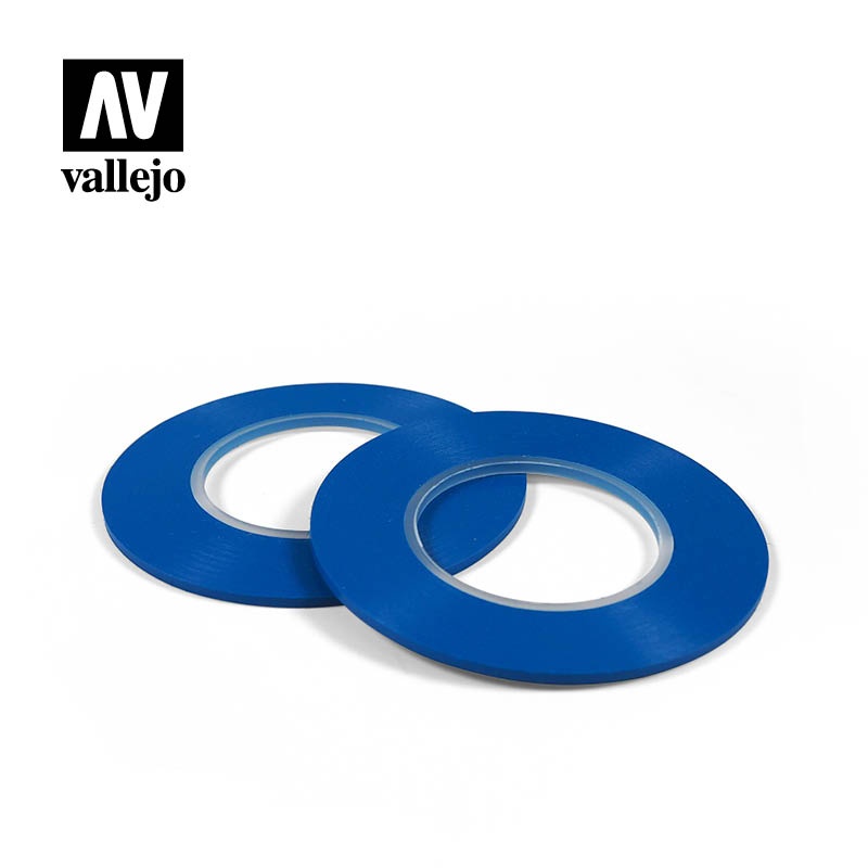Zdjęcie dodatkowe produktu Taśma maskująca elastyczna 2mm x 18m (2szt) Vallejo T07008