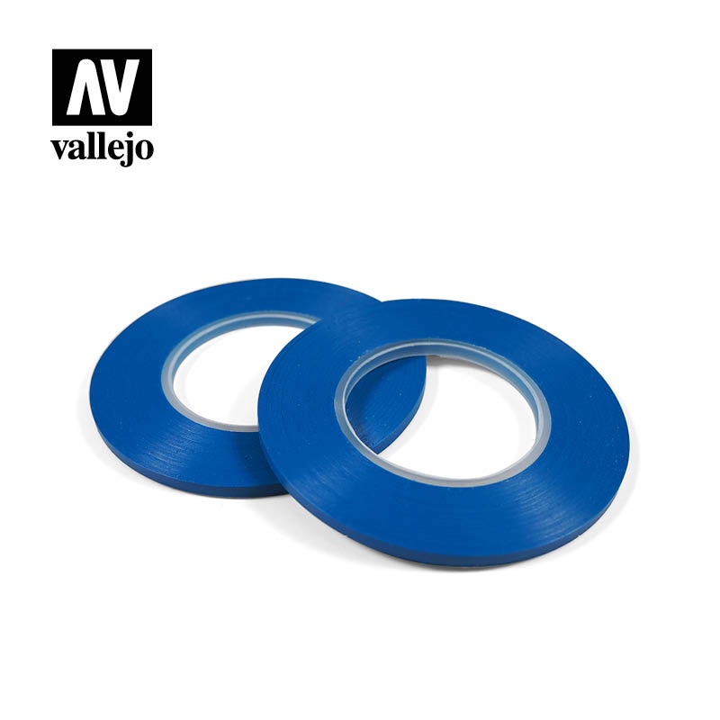 Zdjęcie główne produktu Taśma maskująca elastyczna 3mm x 18m (2szt) Vallejo T07009