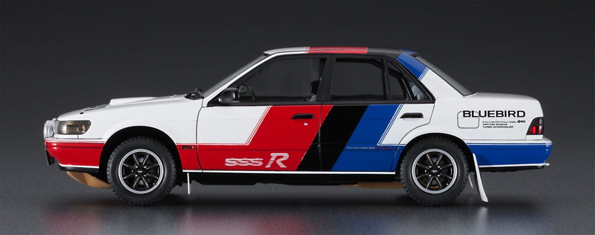 Zdjęcie dodatkowe produktu Nissan Bluebird 4d Sedan SSS-R (U12) 1:24 Hasegawa HC35