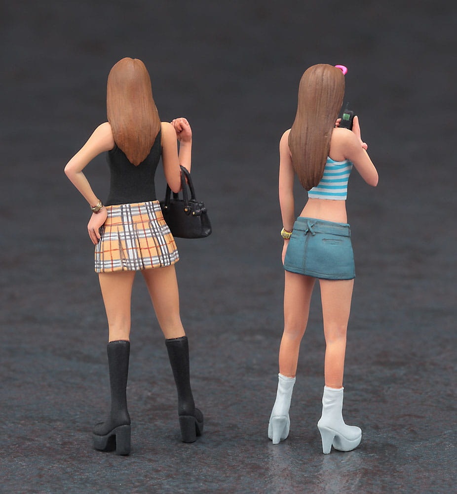 Zdjęcie dodatkowe produktu Platform Boots Girls Figure 90' 1:24 Hasegawa FC02