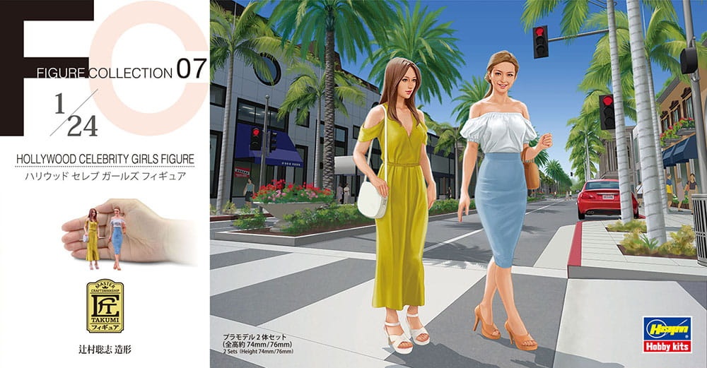 Zdjęcie główne produktu Hollywood Celebrity Girls Figure 1:24 Hasegawa FC07