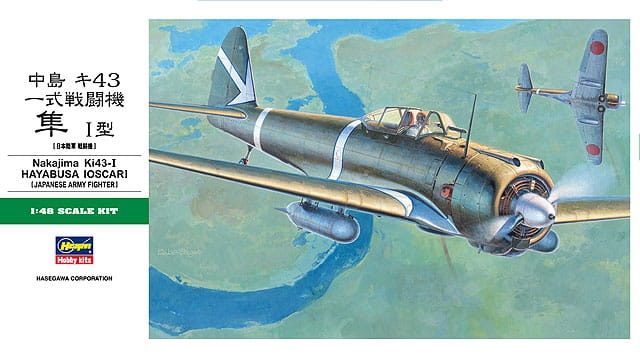 Zdjęcie główne produktu Nakajima Ki-43 Typ 1 Hayabusa (Oscar) 1:48 Hasegawa JT80