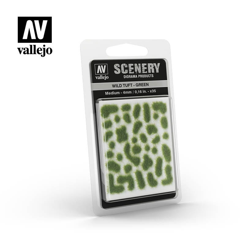 Zdjęcie główne produktu Wild Tuft – Green (4mm, 35szt) Vallejo SC406