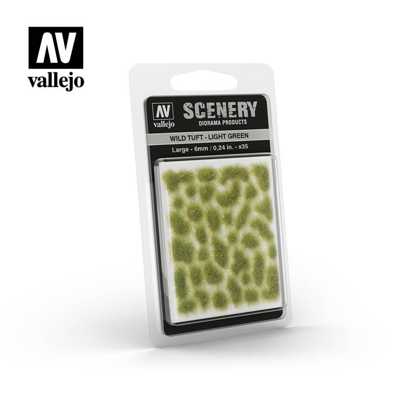Zdjęcie główne produktu Wild Tuft – Light Green (6mm, 35szt) Vallejo SC417