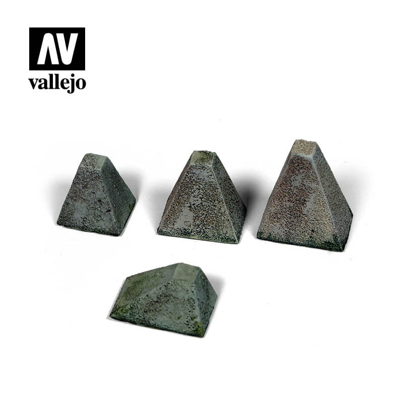 Zdjęcie główne produktu Höckerhindernis “Type 38” (Anti-Tank Barriers) 1:35 Vallejo SC218