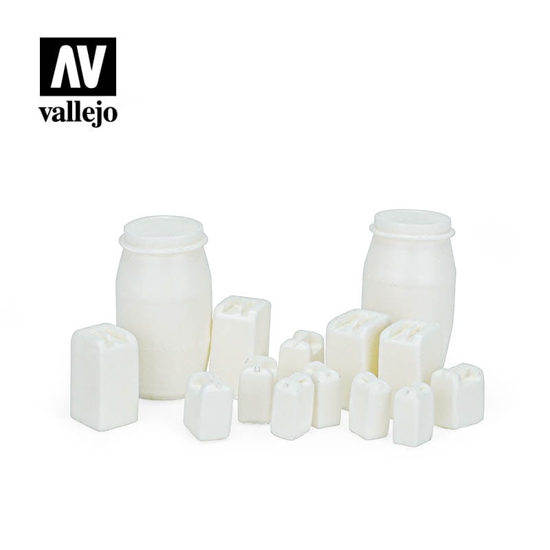 Zdjęcie dodatkowe produktu Assorted Modern Plastic Drums (no. 2) 1:35 Vallejo SC211