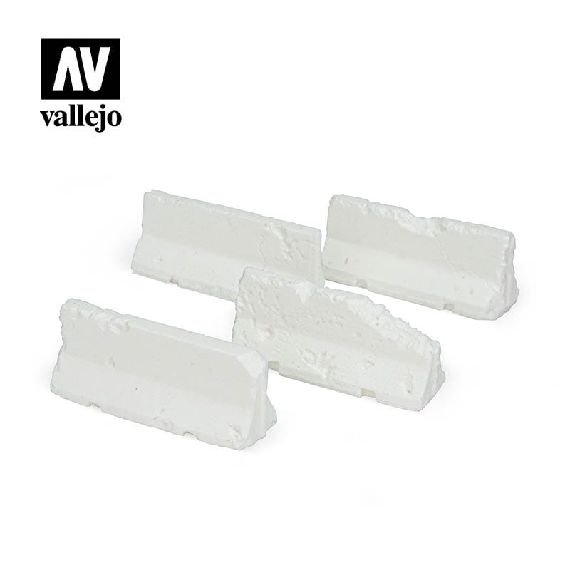 Zdjęcie dodatkowe produktu Damaged Concrete Barriers 1:35 Vallejo SC215