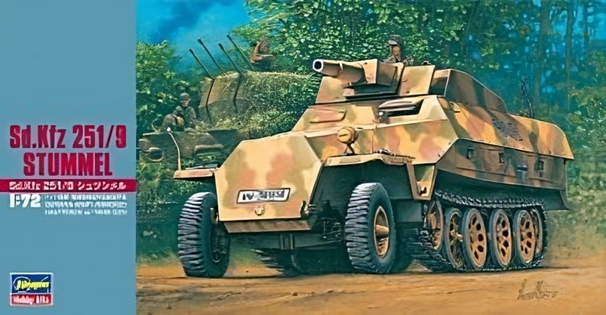 Zdjęcie główne produktu Sd.Kfz 251/9 Stummel 1:72 Hasegawa MT46