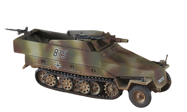 Zdjęcie dodatkowe produktu Sd.Kfz 251/9 Stummel 1:72 Hasegawa MT46